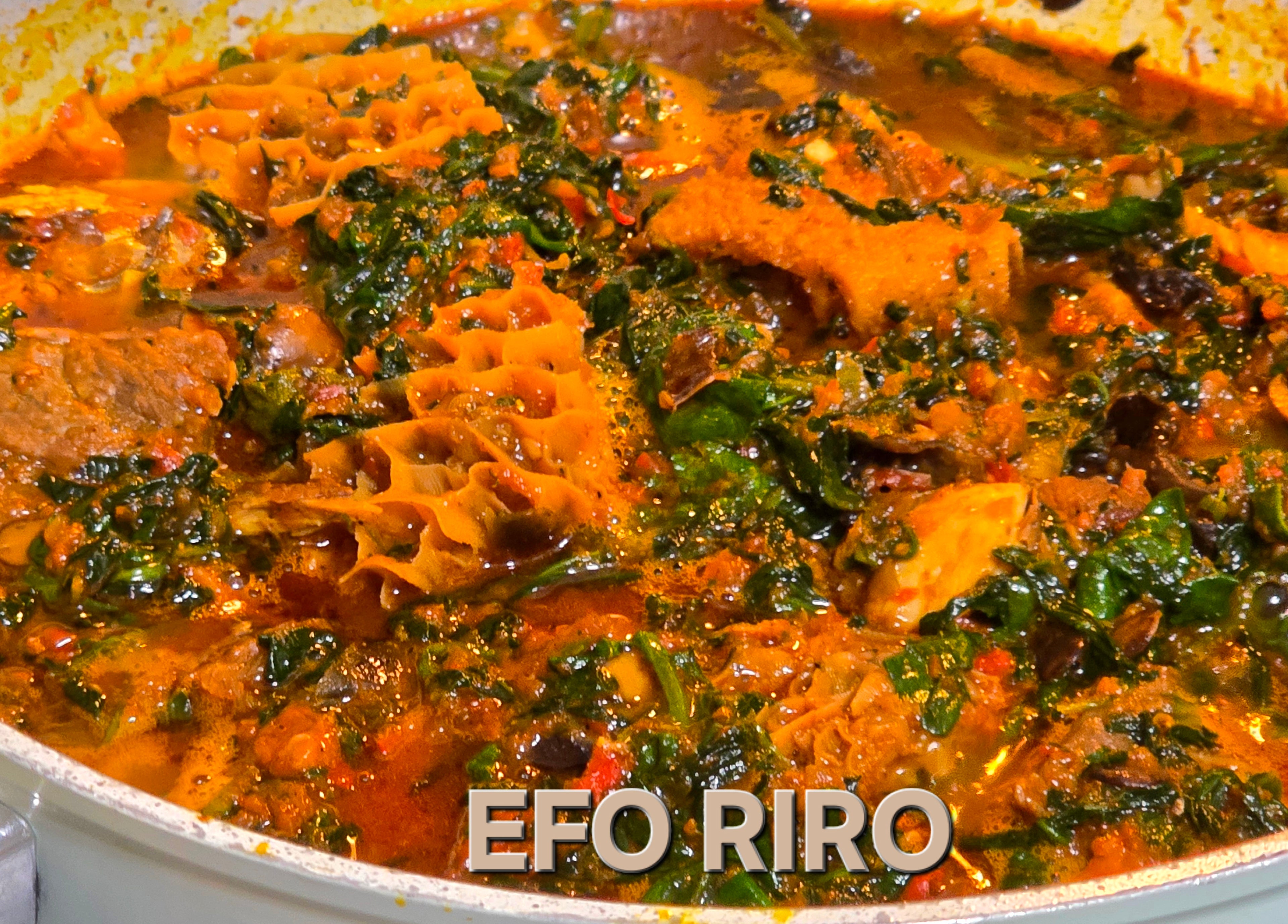 Efo Riro (Vegetable Soup)