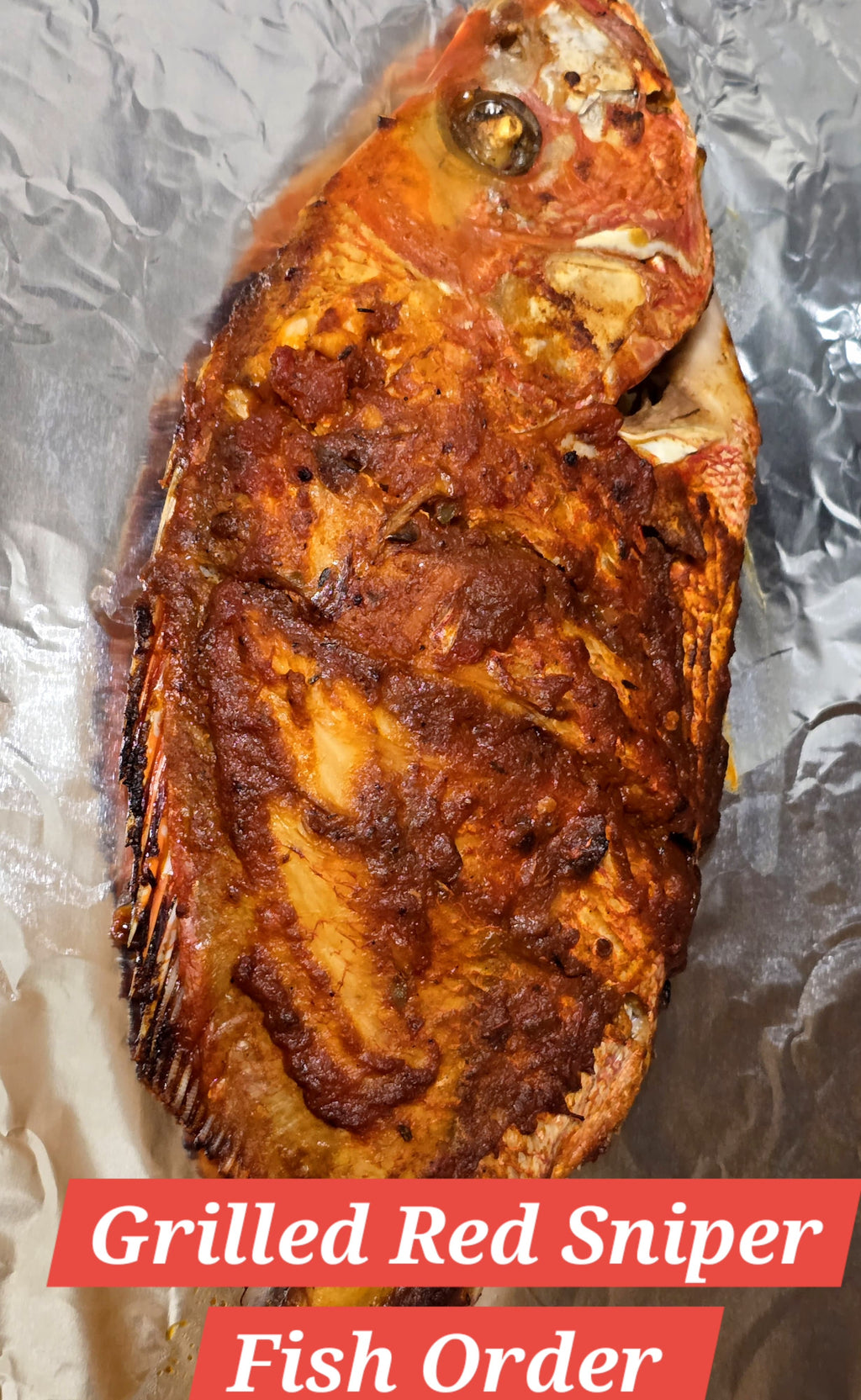 Grilled Red Snapper with Plantains