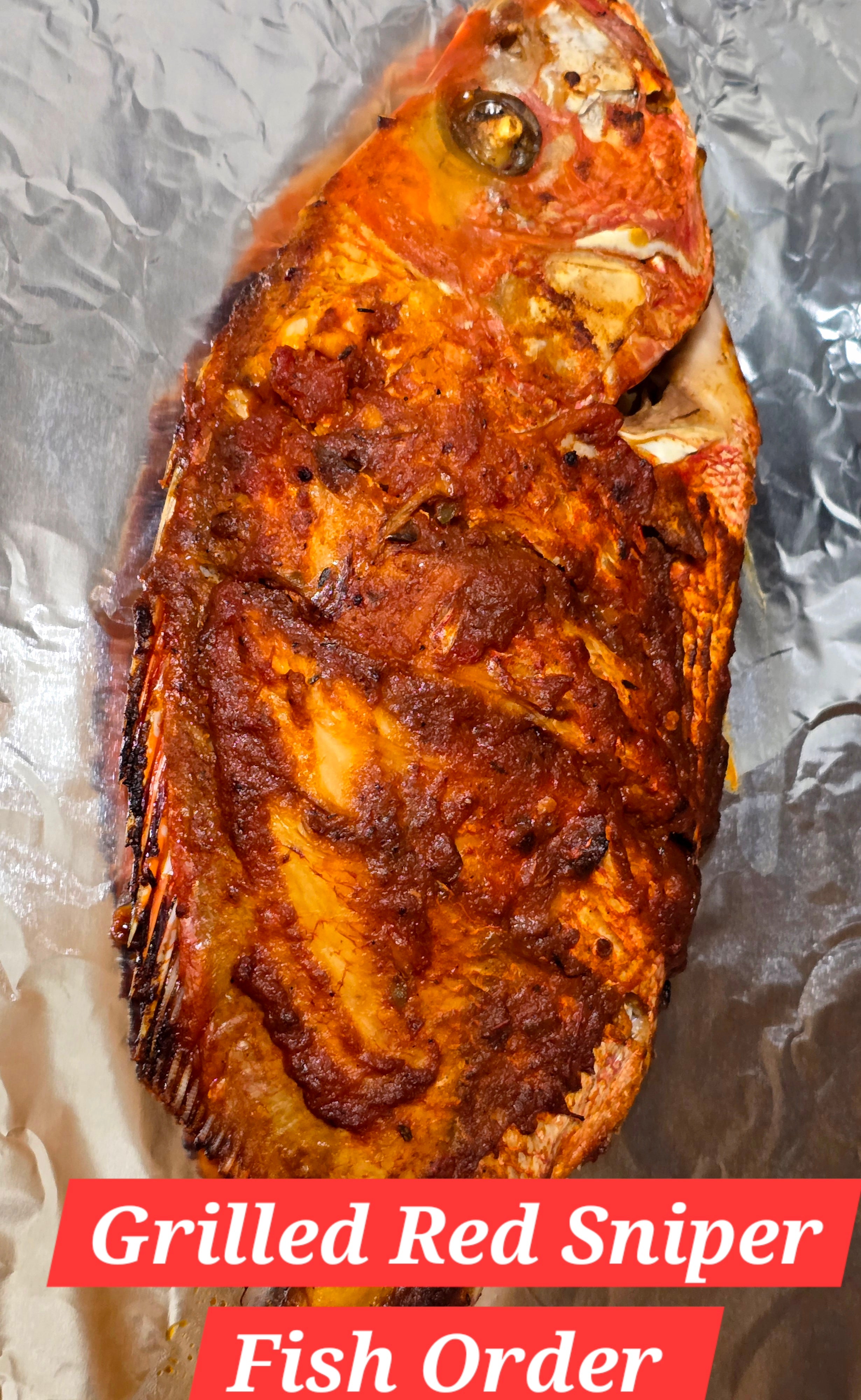 Grilled Red Snapper with Plantains