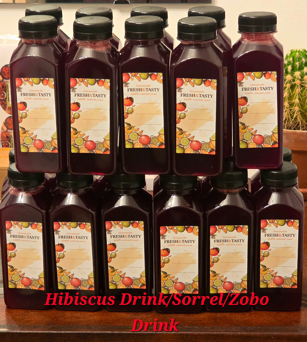 Zobo Drink (Hibiscus)5 Bottles