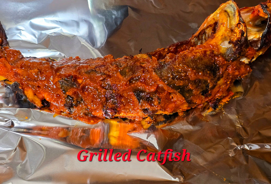 Grilled Catfish with Plantains