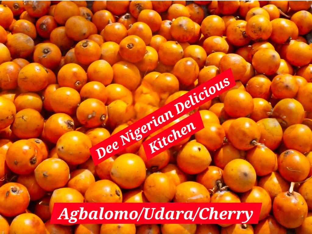 SWEET AGBALOMO/CHERRY/ UDARA ( AFRICAN STAR APPLE) A DOZEN