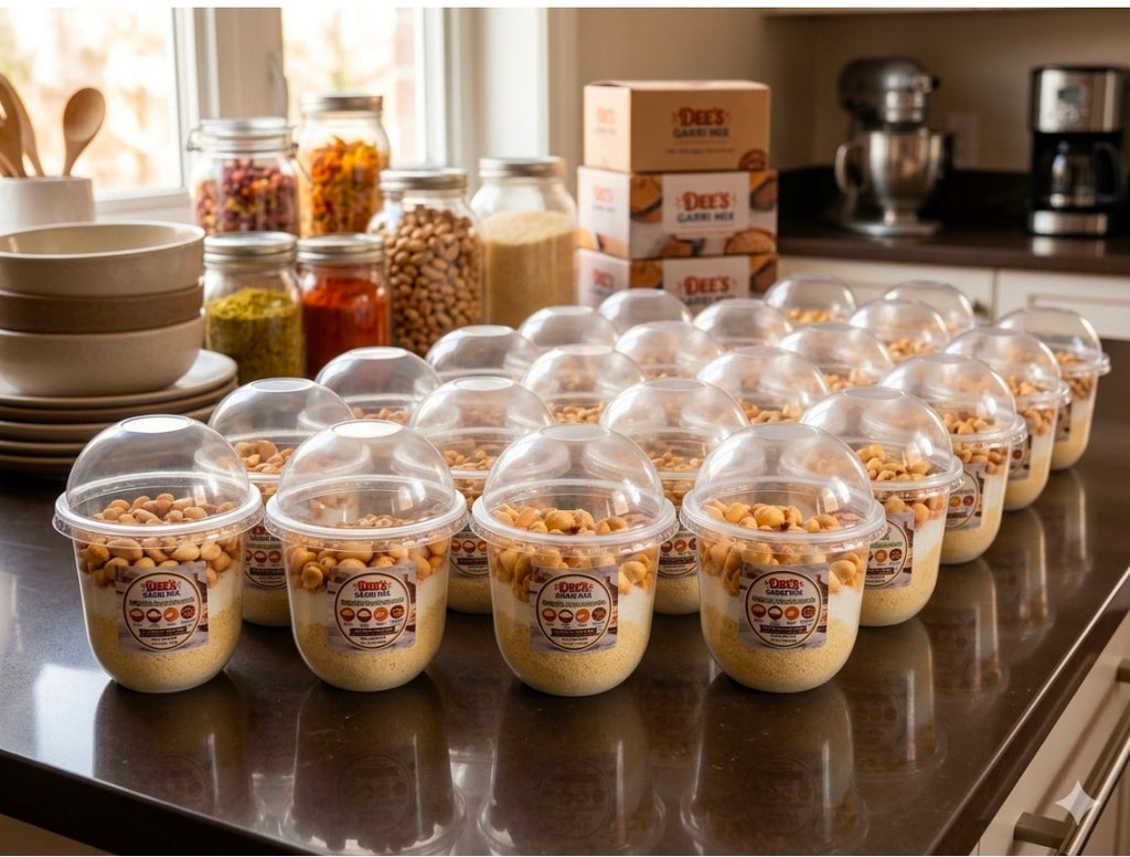 Dee's 4 In 1 Garri Mix Instant Snacks 2 Packs