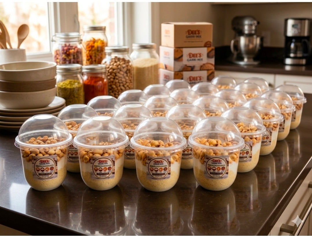 Dee's 4 In 1 Garri Mix Instant Snacks 2 Packs