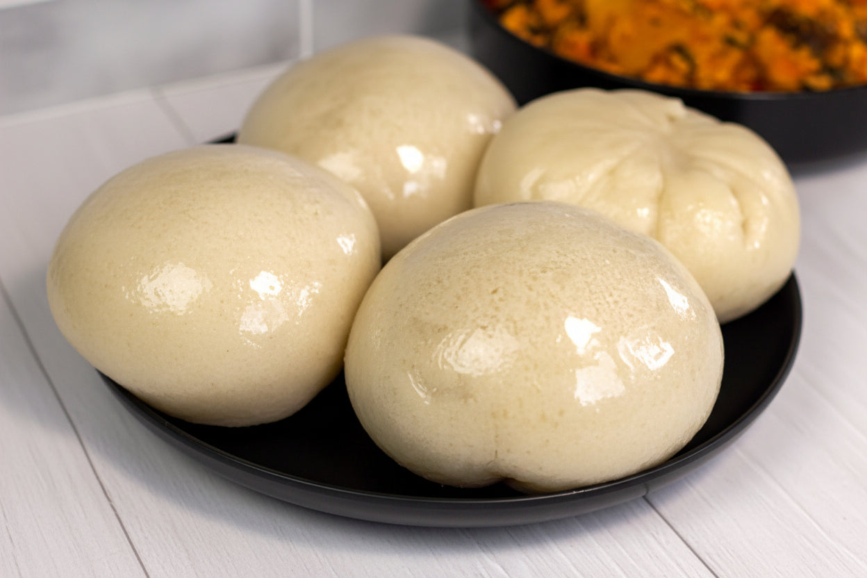 Fufu (Pounded Yam) And Eba (Garri)